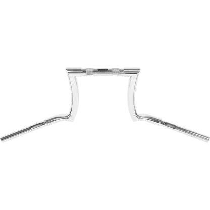 12" Rise 1.25" Chrome Ape Hanger Handlebar for Harley Sportster 883 1200 XL Softail FLST FXST Dyna, Road King 1994-2024