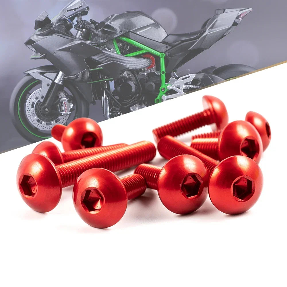 177PCS Motorcycle Fairing Protector Screws Nut Kit