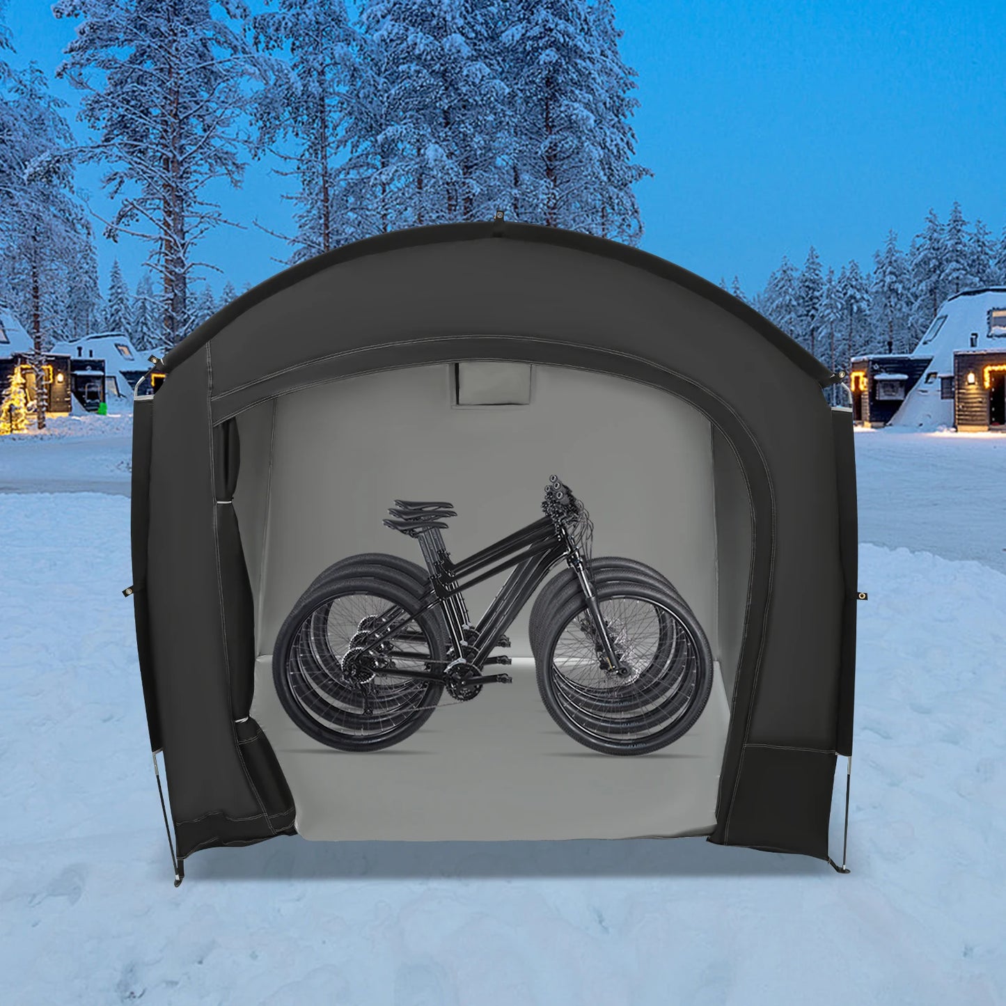 Bike Storage Shed for 1-4 Bikes Portable Waterproof Bicycle