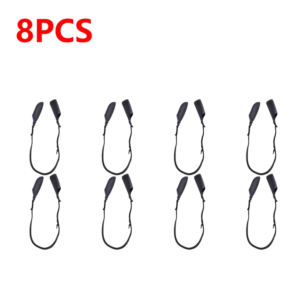 1-10PCS Fishing Rod Adjustable Fishing Rod Sleeves Cover Strap
