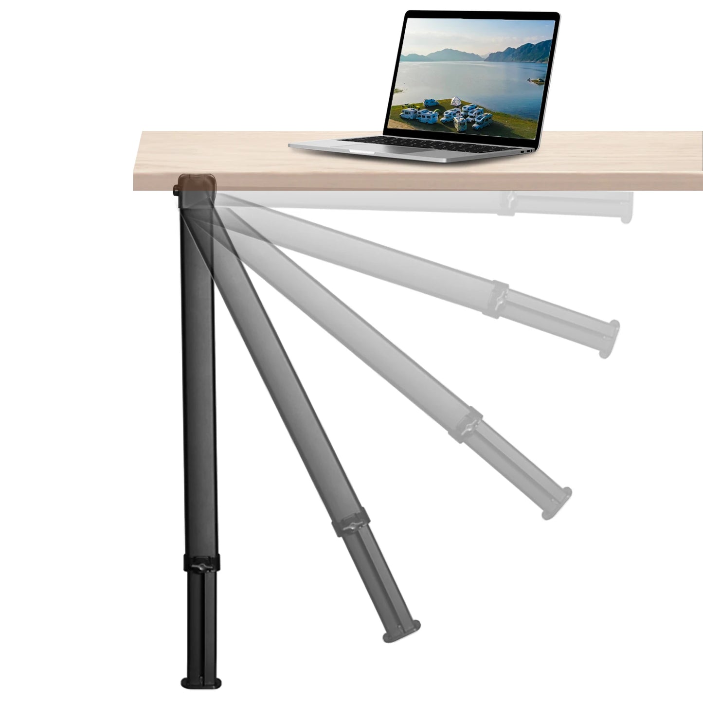 Folding Telescoping Legs 21-36inch Height Adjustable Rv Table Leg, Aluminum Alloy