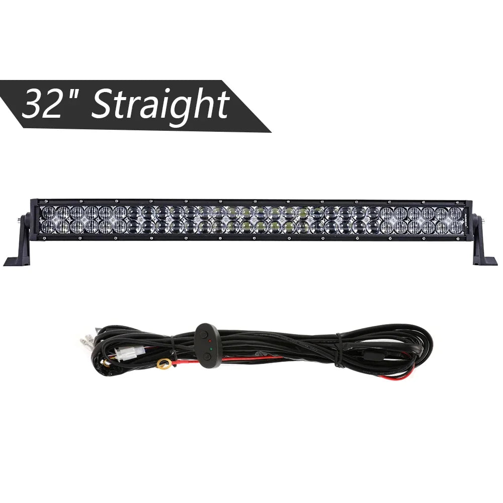 22 32 42 50 52inch  Double Row LED Light Bar for SUV ATV Trucks Pickup