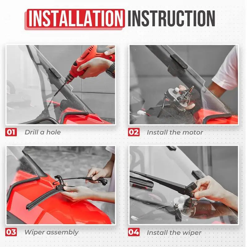 UTV Windshield Wiper Kit UTV