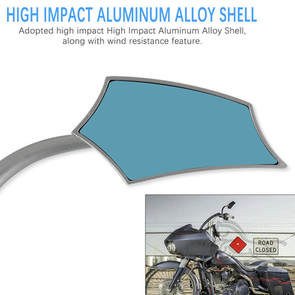 Motorcycle Rearview Side Mirrors For Harley Davidson Road King Street Glide Softail Dyna