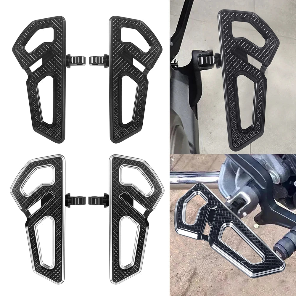 Morotcycle Rear Footpeg Floorboard For Harley Touring Road King FLHR Sportster XL883 Softail Fatboy FL Dyna Passenger Foot 2027