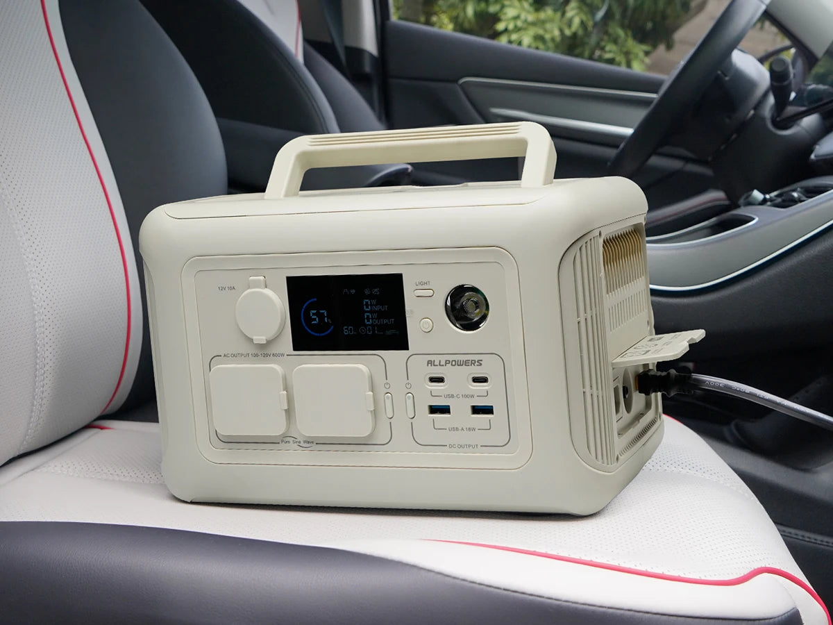 Portable Power Station with Portable SolarPanel  Outdoor Solar Generator