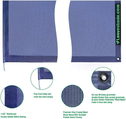 [XMSJ]RV Awning Sunshade Screen 7' X 9' 3'' (Fit for 10' Awning)Motorhome Camp