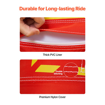 Towable Tubes f1-3 Rider Inflatable  Hot Dog Water Sport Tube for Boat