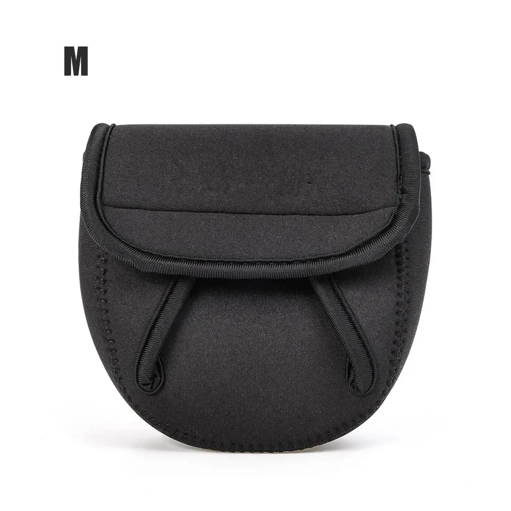 S/M/L Spinning Fishing Reel Cover Neoprene Protective Waterproof Reel Bag