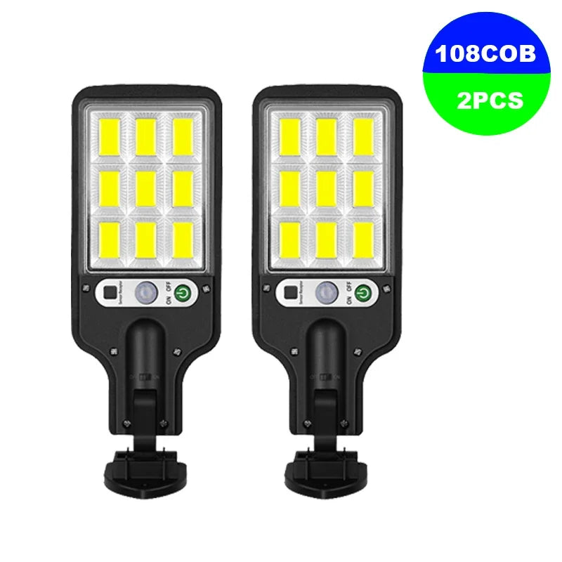 1-6Pcs Outdoor Solar Lights 3 Modes Motion Sensor Solar