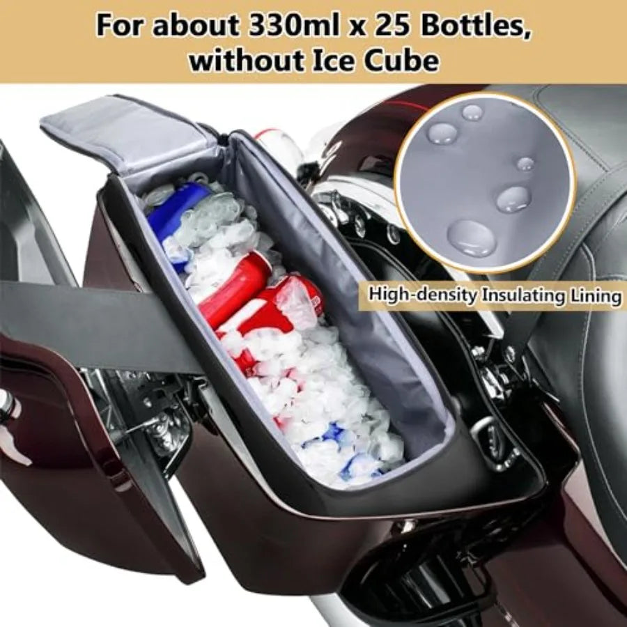 Leakproof Insulated Saddle Bag Insert Cooler  Harley Davidson 1993-2022 Touring