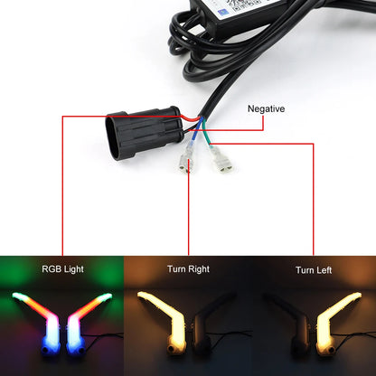LED Front Turn  Flow Lights Chasing for UTV