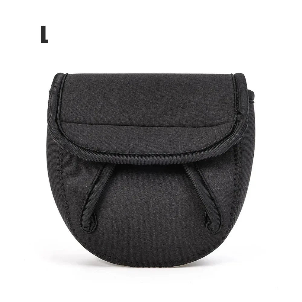 S/M/L Spinning Fishing Reel Cover Neoprene Protective Waterproof Reel Bag