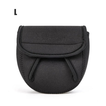 S/M/L Spinning Fishing Reel Cover Neoprene Protective Waterproof Reel Bag