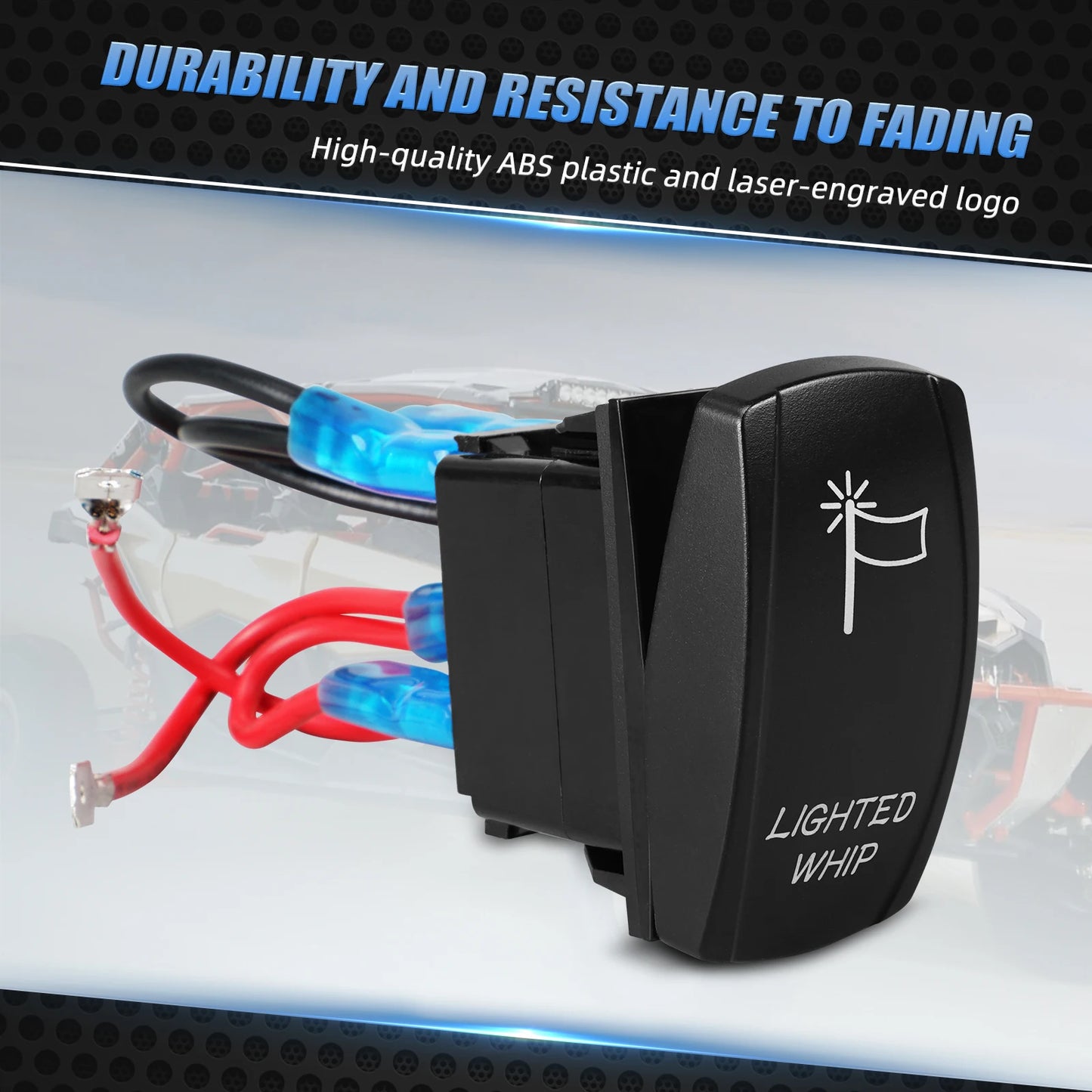 UTV LED Whip Lights Switch