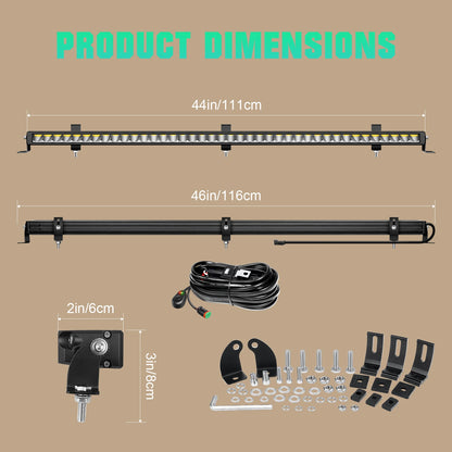 12'' 23'' 33'' 30W 60W 90W Off Road Straight LED Light Bar