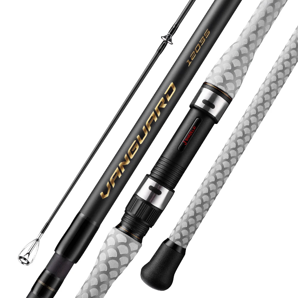 Carbon Surf Spinning Fishing Rod, Ultra-Light High-Sensitivity Graphite Pole Saltwater Fishing