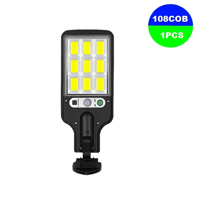 1-6Pcs Outdoor Solar Lights 3 Modes Motion Sensor Solar