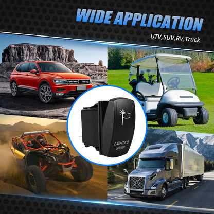 UTV LED Whip Lights Switch