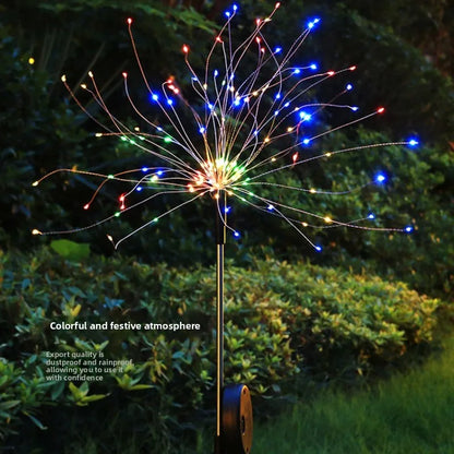 Solar Firework Lights Waterproof Garden Lights Outdoor Solar Lights