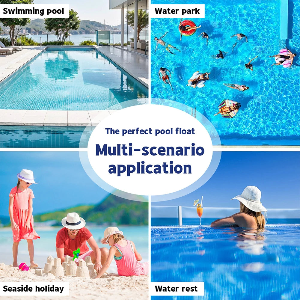 Inflatable Pool Float Floating Lounger Chair Leakproof