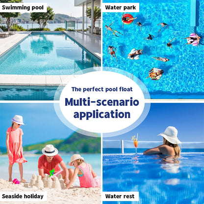 Inflatable Pool Float Floating Lounger Chair Leakproof