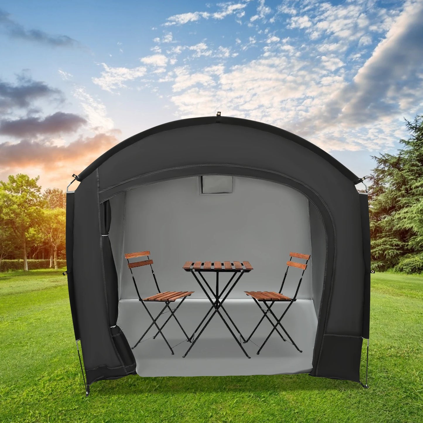 Bike Storage Shed for 1-4 Bikes Portable Waterproof Bicycle
