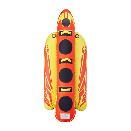 Towable Tubes f1-3 Rider Inflatable  Hot Dog Water Sport Tube for Boat