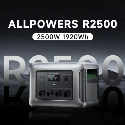 Portable Power Station 1920Wh  2500W solar