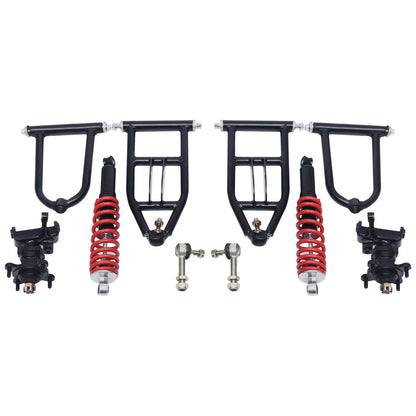 Go Kart 340mm Swing Arm with Spring Ball Joint for ATV Buggy, Heavy Duty Iron