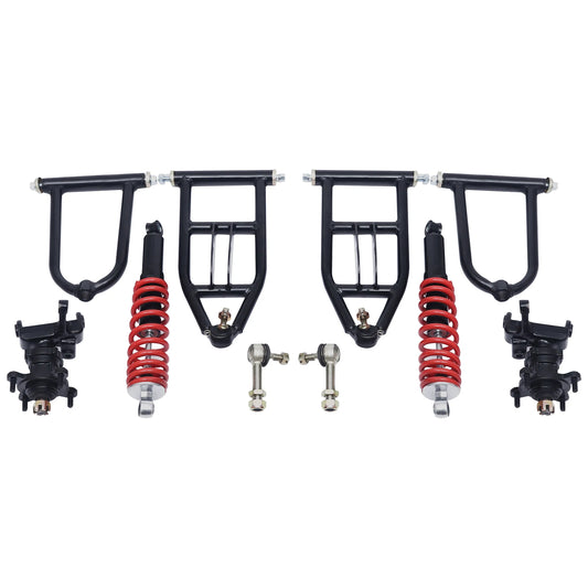 Go Kart 340mm Swing Arm with Spring Ball Joint for ATV Buggy, Heavy Duty Iron