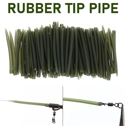 Lead Clip Quick Change Swivel Tail Rubber Anti Tangle Sleeves