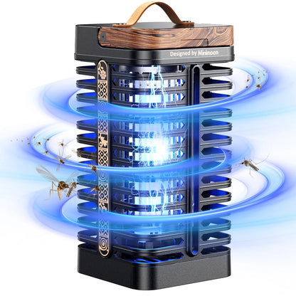 Bug Zapper Outdoor Mosquito with Dual LED Light  Fly 15W  Insect Trap