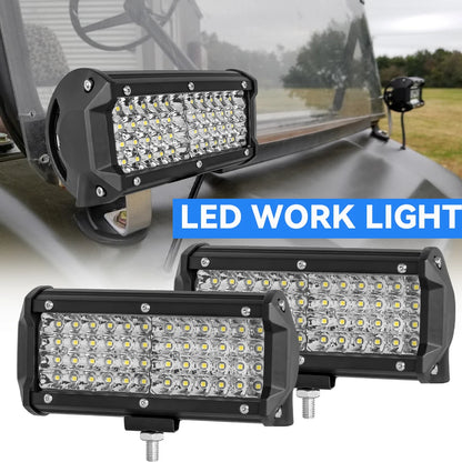 7 Inch Square Spot Pods High/Low Beam waterproof 4inch Led Work Driving Lamp For Off Road SUV UTV ATV Fog LED