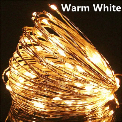 USB Led  Lights Copper Wire String 20M 200LED