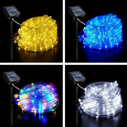 LED  Solar Powered Garland String Light