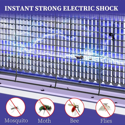 3200V Mosquito Zapper Killer Indoor Insect Killer with Hanging Chain Removable Collection Tray Bug Zapper