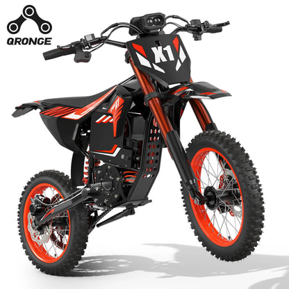 Spark Electric Dirt Bike for Teens Adults 4500W Peak Electric Motorcycle 60V 28.8Ah E-Dirt Bike 60 Mile Range E-Bike
