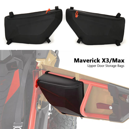 UTV Can am Maverick Accessories Side Storage Door Bag Front Upper Door Bags Organizer