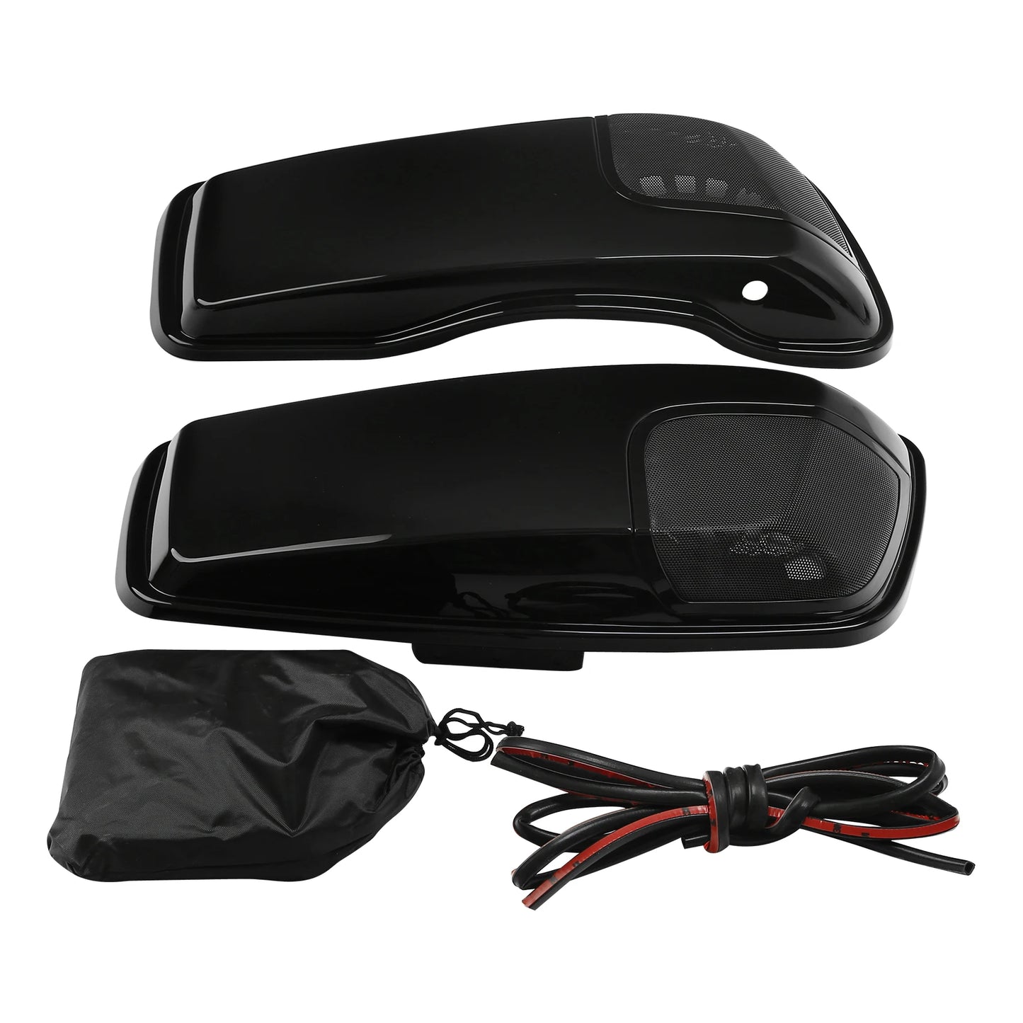 Saddlebag Lids 5" x 7" Speaker Cutouts For Harley Touring Electra Street Glide Road King Ultra-Classic 2014-2023 Motorcycle