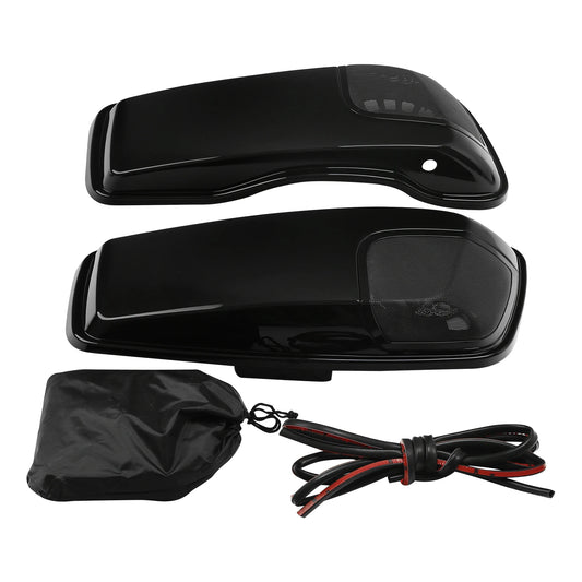 Saddlebag Lids 5" x 7" Speaker Cutouts For Harley Touring Electra Street Glide Road King Ultra-Classic 2014-2023 Motorcycle