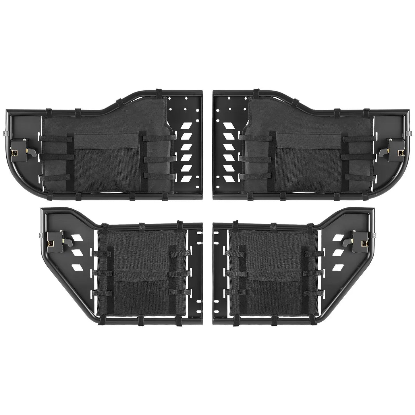 Jeep Tube Doors, 4-Door, Compatible with 2018-2026 Jeep Wrangler 2020-2026 Gladiator