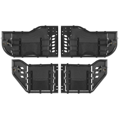 Jeep Tube Doors, 4-Door, Compatible with 2018-2026 Jeep Wrangler 2020-2026 Gladiator