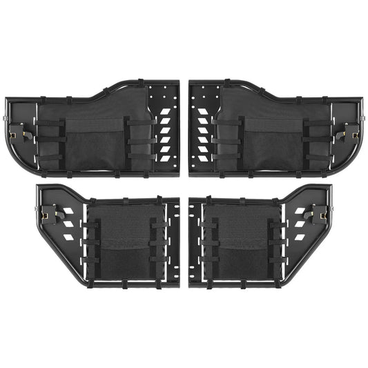 Jeep Tube Doors, 4-Door, Compatible with 2018-2026 Jeep Wrangler 2020-2026 Gladiator