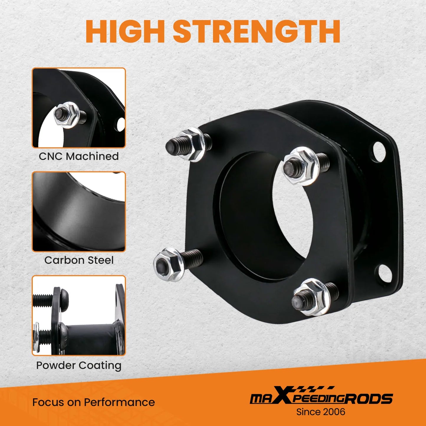 2.0" Front + 2.0 Rear Lift Leveling Kit For Jeep Grand Cherokee