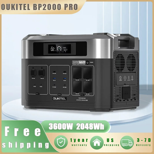 Portable Power Station 3600W Solar Generator