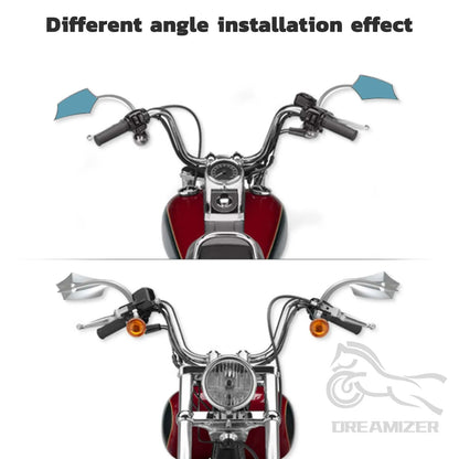 Motorcycle Rearview Side Mirrors For Harley Davidson Road King Street Glide Softail Dyna