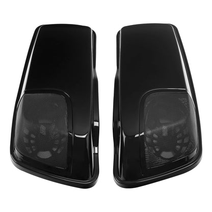 Saddlebag Lids 5" x 7" Speaker Cutouts For Harley Touring Electra Street Glide Road King Ultra-Classic 2014-2023 Motorcycle