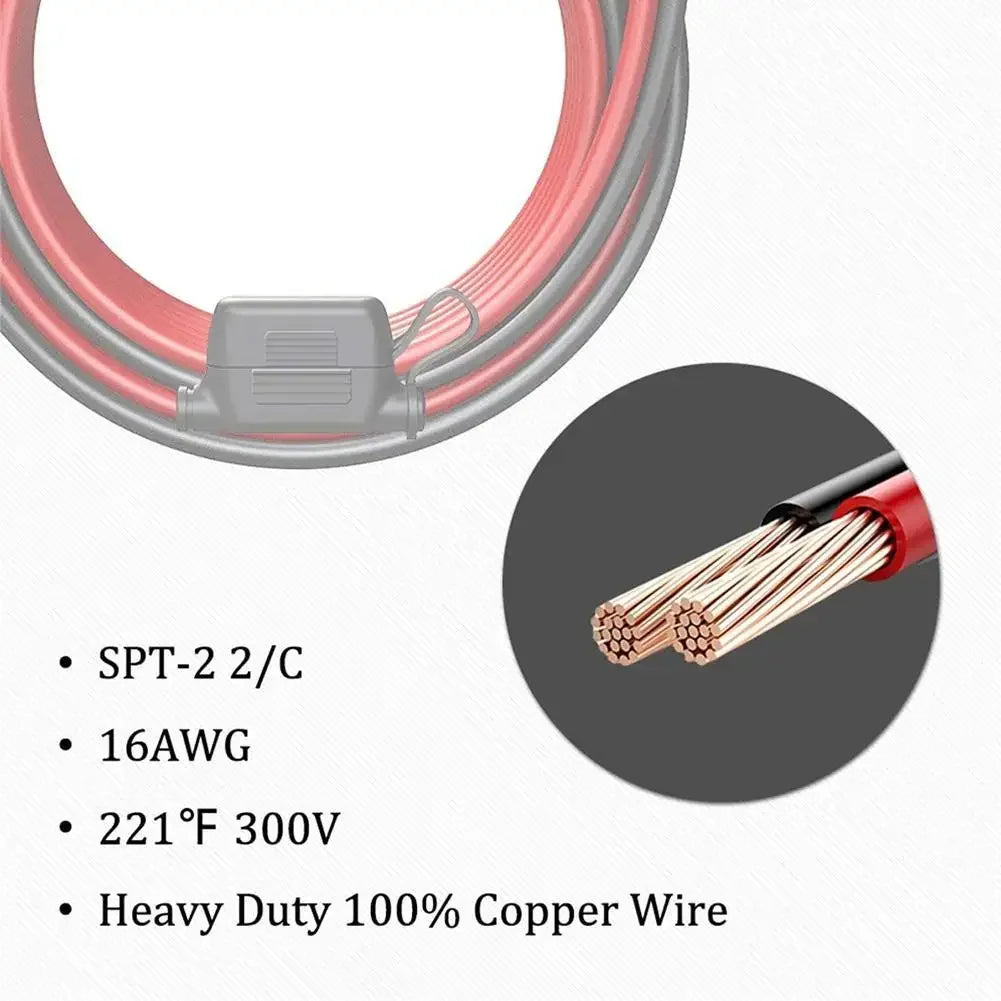 12V Charger Cable For  Battery Terminal To SAE  Charger/Maintainer