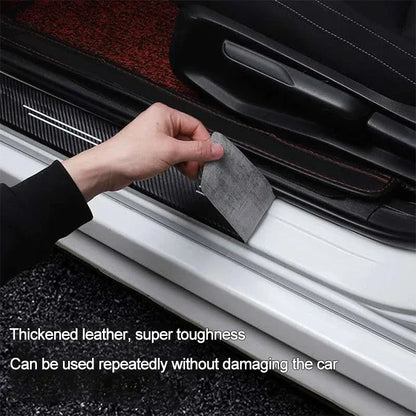 High-quality Carbon Fiber Car Door Sill Protector Sticker For Jeep